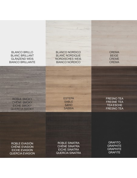 Gabinete de banheiro de gaveta Bragi 1 ou 2 com lavatório e espelho 10 cores e 14 tamanhos