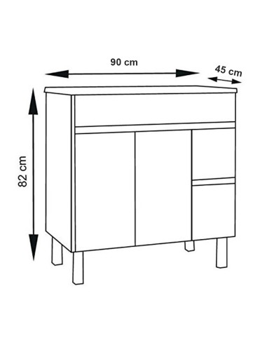 Vidar móveis de banheiro com visão e espelho. 8...
