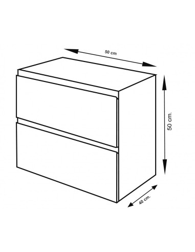 Mobiliário de banheiro suspenso Loki com...