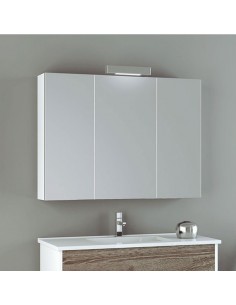 Mobília de espelho de parede de 3 portas 80, 100 ou 120cm 2