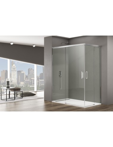 2 + 2 Basic Front Chuveiro Wall Cabine, sem...