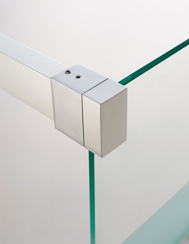 2 + 2 Basic Front Chuveiro Wall Cabine, sem...