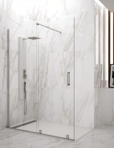 Parede de chuveiro da frente HIDRA 1 + 1, sem perfil... 2