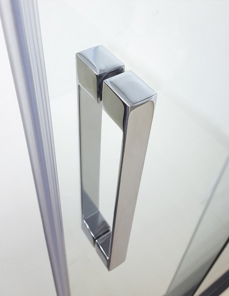 Parede - Titan 1 + 1 cabine de chuveiro angular com lado fixo